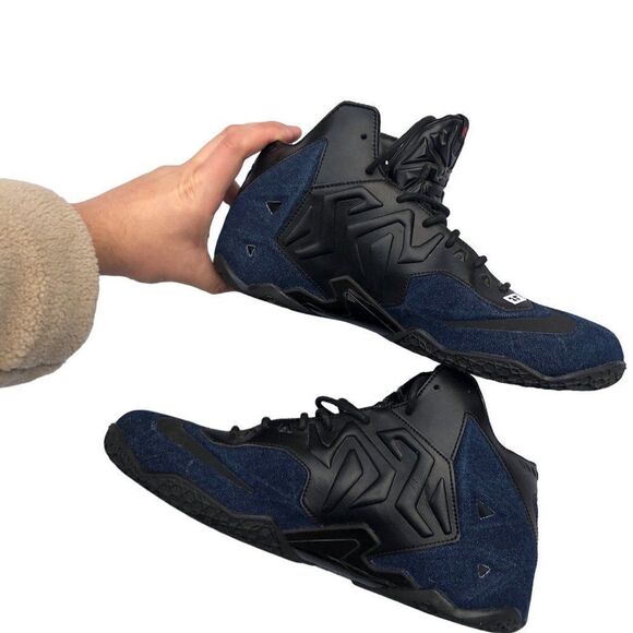 RARE 2014 Nike LeBron 11 EXT Denim Size 11 - Picture 4 of 12